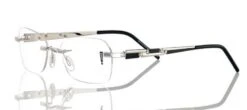 Switch It Garnitur Combi 955 Randlose Brille In Der Farbe Transparent Anthrazitschwarz
